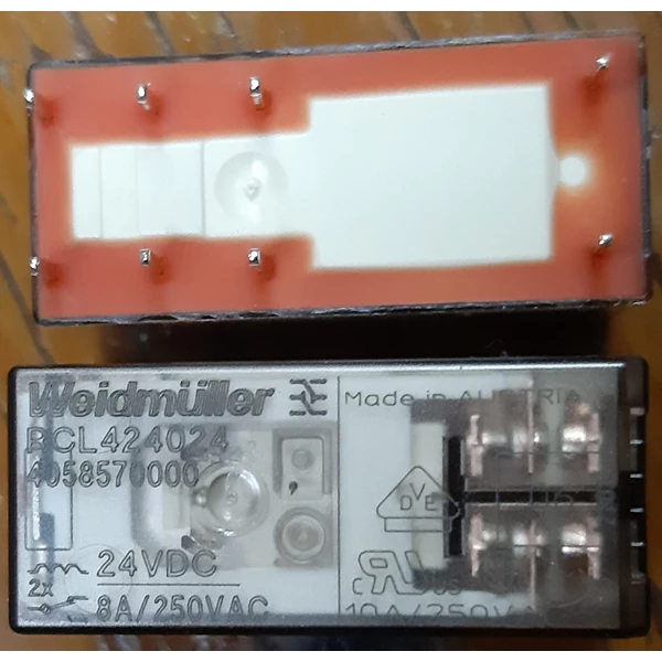 Jual Weidmuller RCL424024 Relay Module 24VDC 2CO Jakarta Barat | Sarana ...