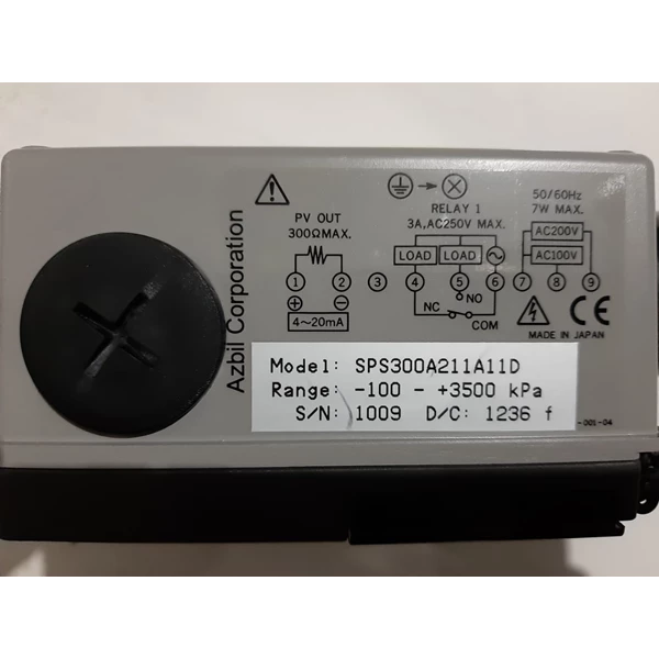 SPS300A211A11D Azbil Intelligent Pressure Sensor