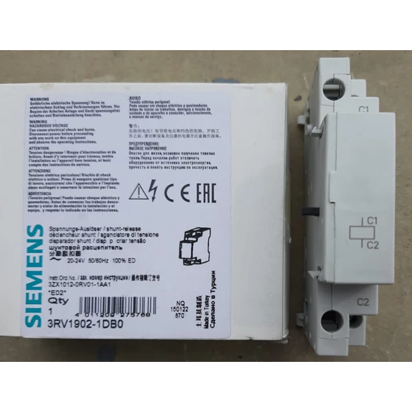 Siemens 3RV1902-1DB0 Shunt trip 20-24VAC 20-70VDC